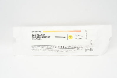 Avanos PMF20-100-10CS Radiopaque Radiofrequency Cannula 20Ga